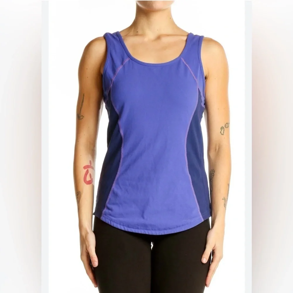 Lululemon Women's Blue Sleeveless Top